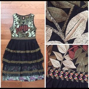 Anthropologie Dresses - Anthro Varun Bahl Embroidered Vigne Dress - SZ S Anthropologie Dresses - Anthro Varun Bahl Embroidered Vigne Dress - SZ S